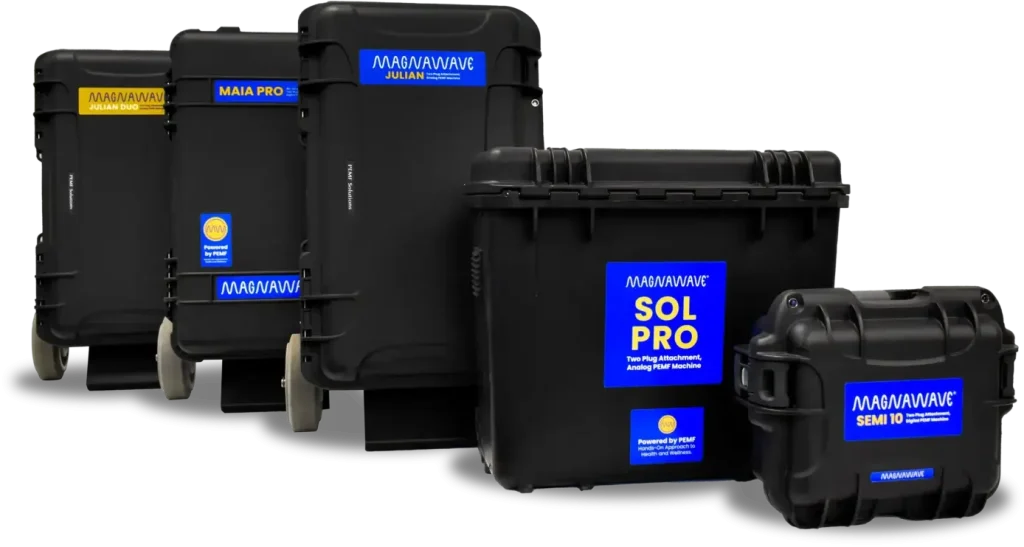 MagnaWavePEMF machine quiz image Semi 10, Sol Pro, Julian, Maia Pro, Julian Duo