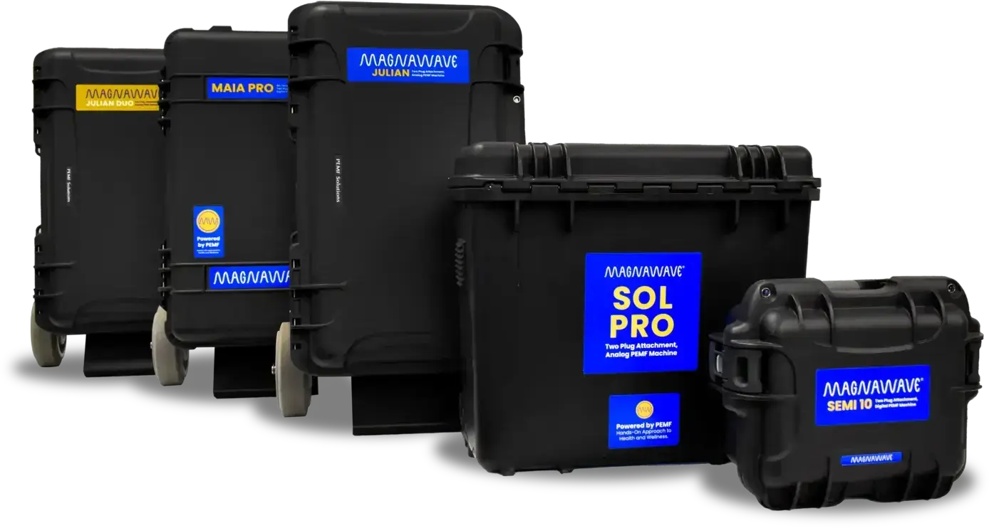 MagnaWavePEMF machine quiz image Semi 10, Sol Pro, Julian, Maia Pro, Julian Duo