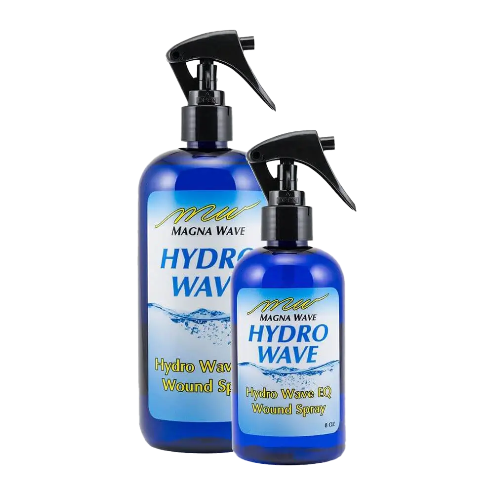 Two bottles of MagnaWavePEMF Hydro Wave EQ Wound Spray